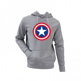 Sudadera Capitán América Logo años 80 Niño