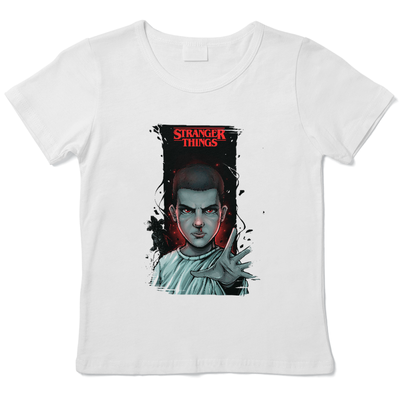 Camiseta Stranger Eleven Monstruo Niño