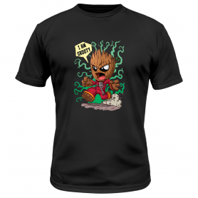 Camiseta Groot Corriendo Niño