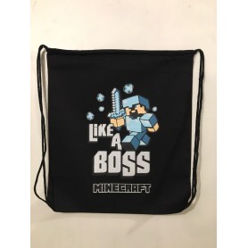 Mochila Algodón Like a Boss | Minecraft